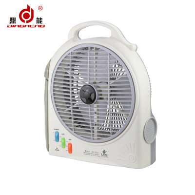 Summer hot selling emergency led lantern rechargeable wall fan with air cooler